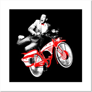 Pee Wee Herman's Big Adventure Bike Posters and Art